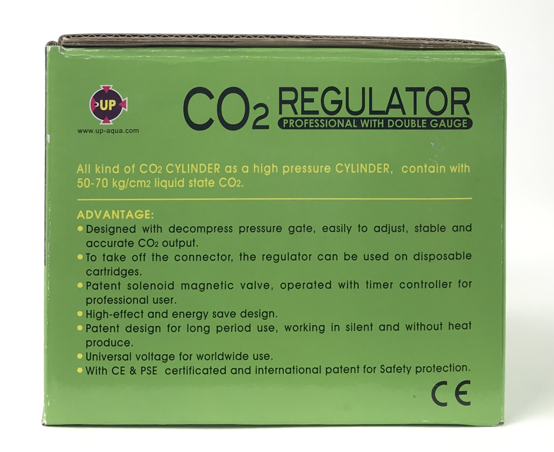 CO2 Regulator - Dual Stage Preset Valve + 2 Gauges with Solenoid