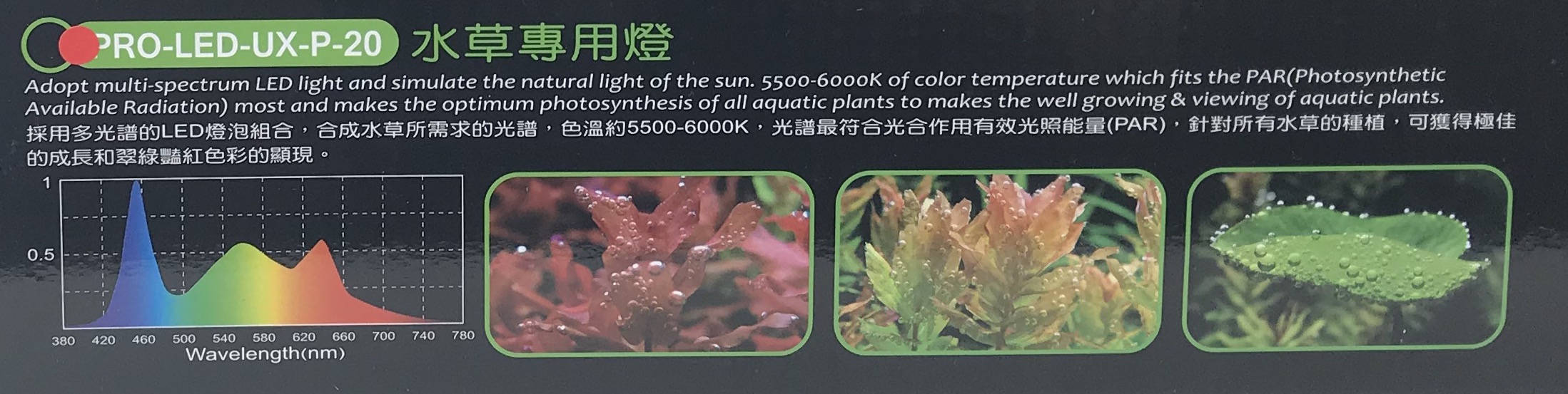 Product Detail: UX-Series Plant LED - Wide 24"