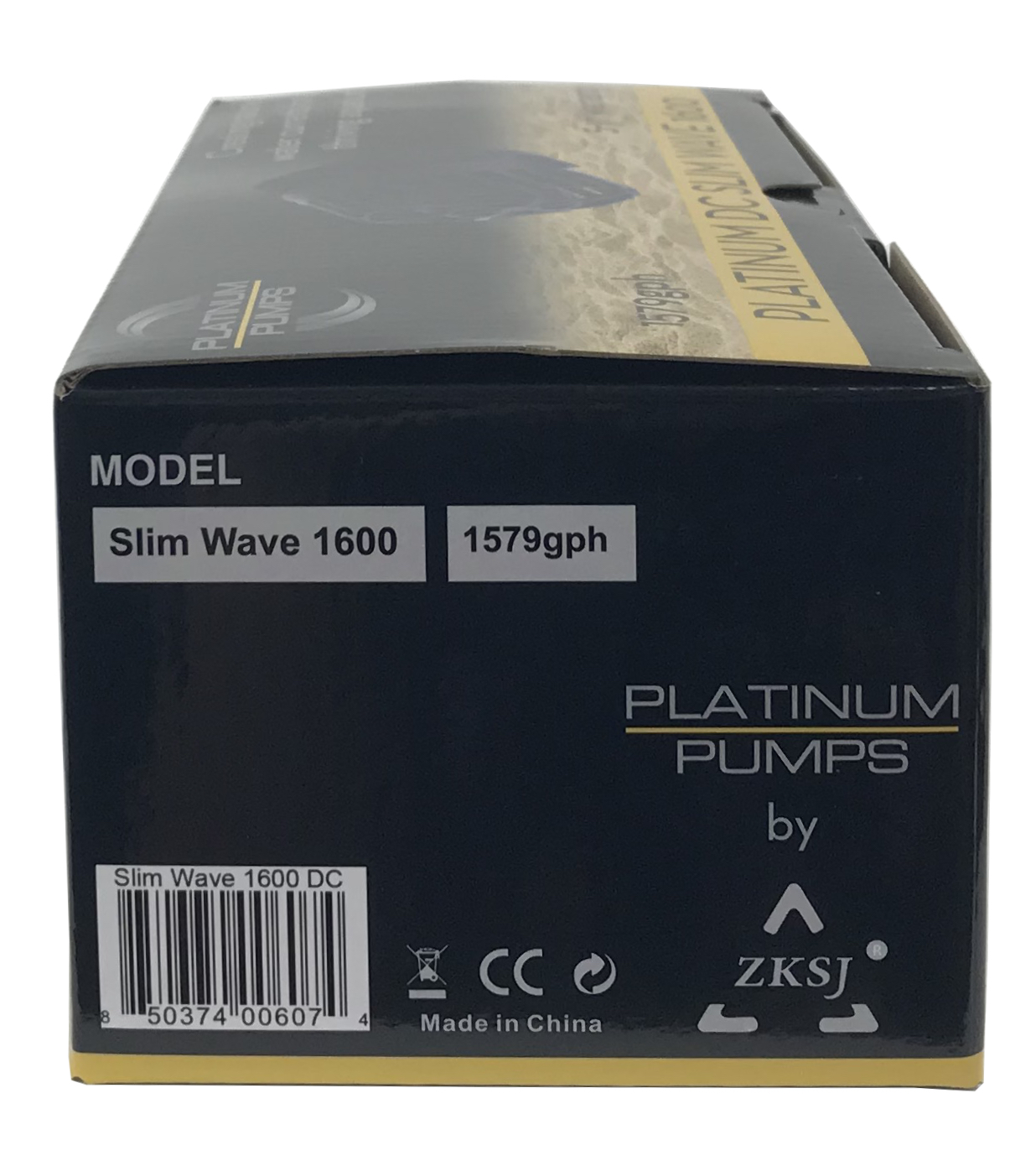 Platinum DC Slim Wave 1600 Pump - 1579 gph