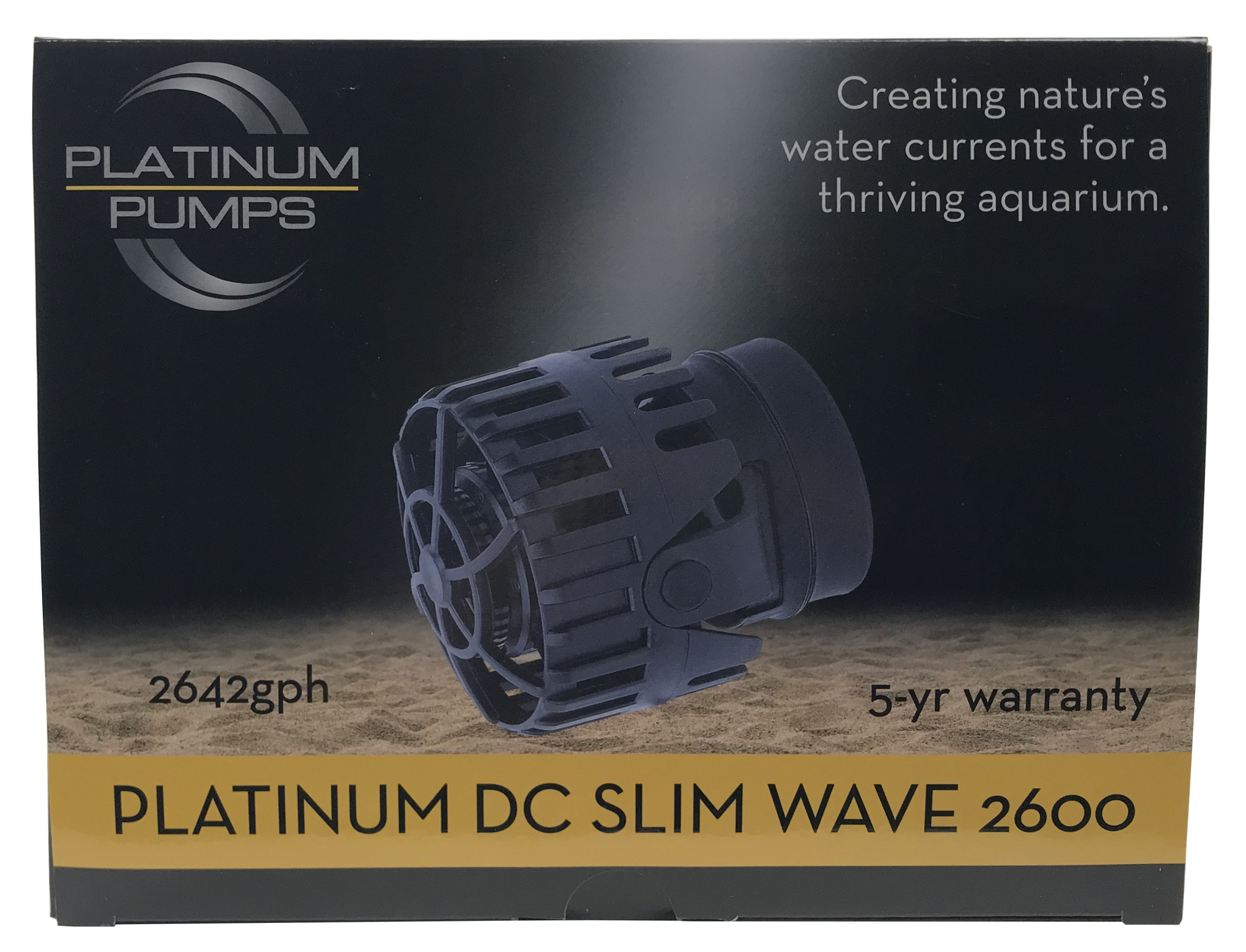 Platinum DC Slim Wave 2600 Pump - 2642 gph