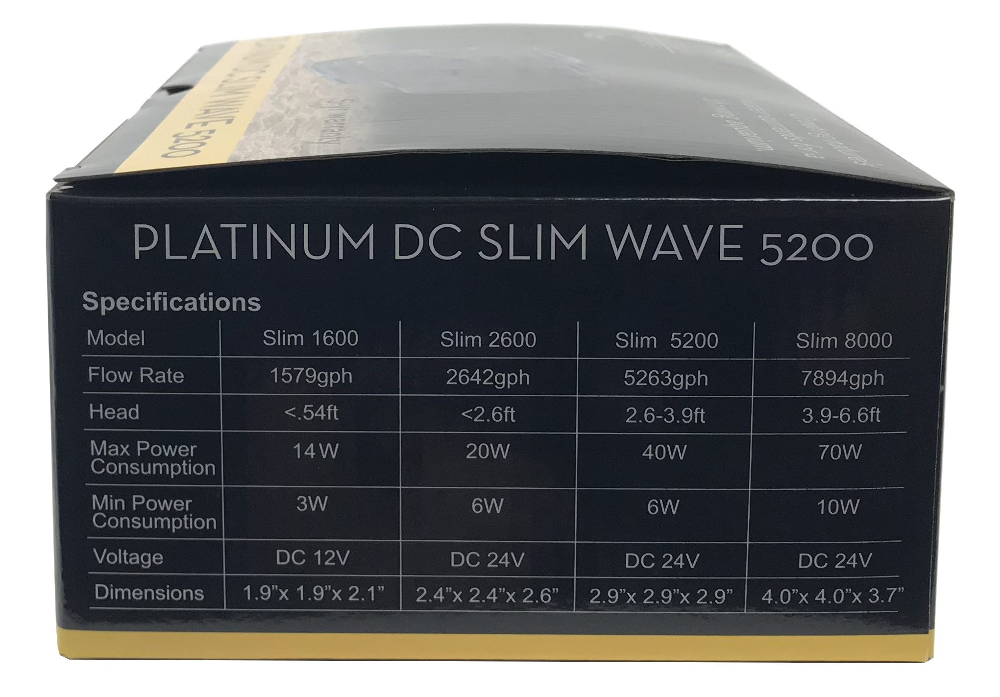 Platinum DC Slim Wave 5200 Pump - 5263 gph